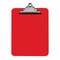Better Office Products Plastic Clipboards, Durable, 12.5 x 9 Inch, Standard Metal Clip, Red, 12PK 45113 - alternate 4